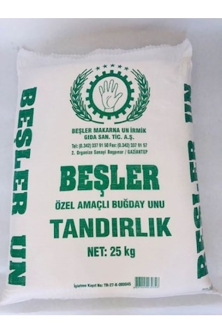 Beşler Un Tandırlık Un 25 KG