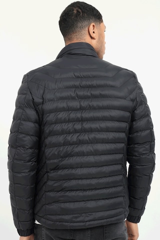 Dufy Siyah Kapitone Slim Fit Erkek Mont -25288 Siyah