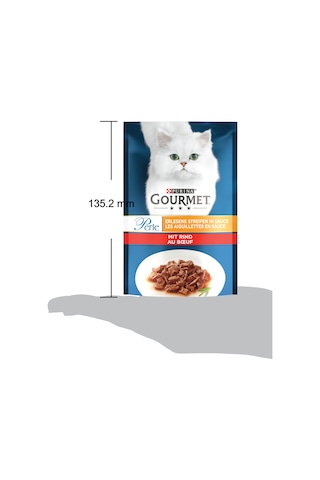 Purina Gourmet Perle Izgara Sığır Etli Pouch Yetişkin Kedi Yaş Maması 85 G