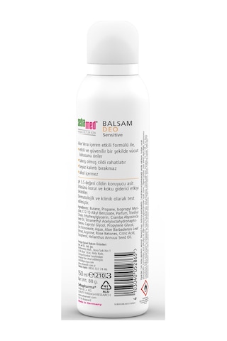 Sebamed Sensitive Aerosol Balsam Deodorant 150 ML