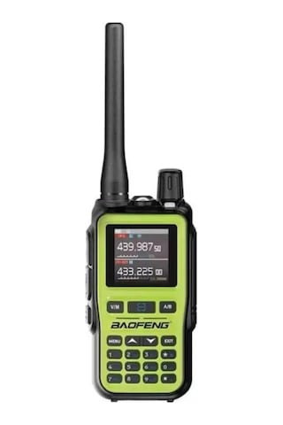 Baofeng Uv-5r Mini Dual Band Telsiz Vhf/uhf 5w Güç, Bluetooth, Type-c Şarj - Yeşil