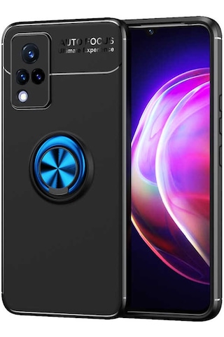 Nourthkiingdom Vivo V21 Kılıf Nrtk Ravel Silikon Kapak - Siyah-kırmızı Siyah-Kırmızı