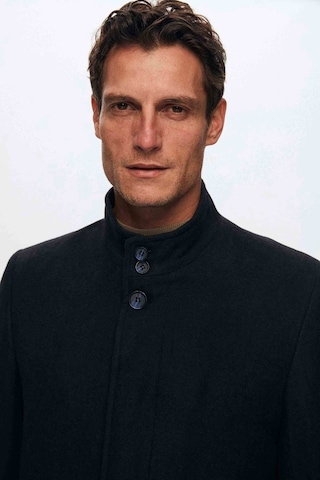 Ds Damat Regular Fit Lacivert Hakim Yaka Kaşe Kaban 5HF08ORT10002 Lacivert