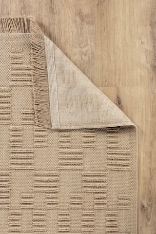 Natura 6664 %100 Doğal Jüt Kilim Bej Renkli Yumuşak Dokulu Şık Tasarımlı Kilim Modern Dokuma Kilim Bej