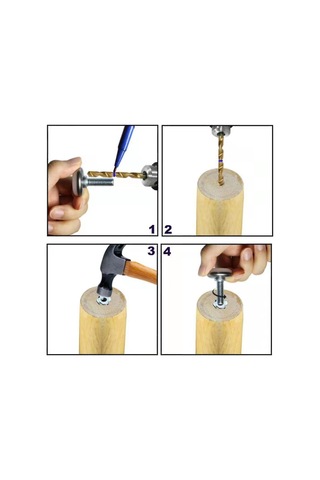 Ayarlanabilir Mobilya Ayakları Ağır Hizmet Tipi, Masa Ayağı Ayarlayıcıları Yüksekliği Ayarlanabilir 4 Parça Starlight Diğer