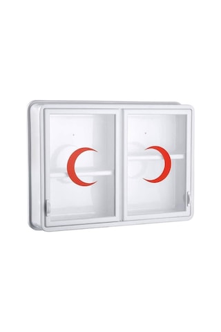 Ecza Dolabı Pratik Açılır Kapanır Kapaklı 45cmx35cmx10cm-156 Genel