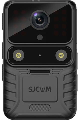 SJCAM A50 GPS Ultra Gece Görüşü H.265 Vücut Kamerası Güvenlik Polis Ekipmanı IP65 4K UHD Video 2” Dokunmatik Ekran 2250mAh Batarya 20MP Siyah