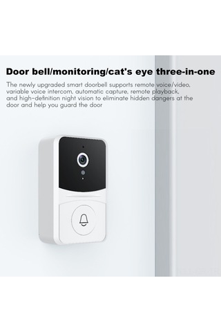 Singree Akıllı Kapı Zili X7: Gece Görüşlü, Mobil Uygulamalı, 3'ü 1 Arada Çözüm Diğer