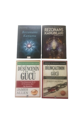 Rezonans Kanunu - Evrenın Anahtarları Rezonans Kanunları - Dusuncenın Gucu - Bılıncaltının Gucu 4set Rezonans Kanunu - Evrenın Anahtarları Rezonans Kanunları - Dusuncenın Gucu - Bılıncaltının Gucu 4set