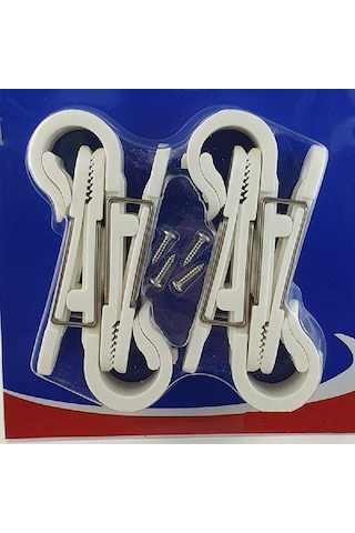 Plastik Mandal. Tekne Çamaşır Eşya Askı Mandalı. 4'lü Paket