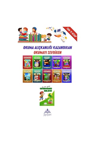 4. Sınıf Okuma Alışkanlığı Kazandıran Okumayı Sevdiren Tam 11 Kitap -7