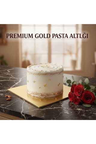 Gold Kare Pasta Altlığı 18 Cm Kalın Karton 25 Li Paket Diğer