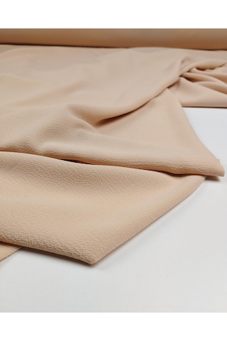 Somon İle Küllü Pembe Arası Renkte İnce Tiril Tiril Çok Dökümlü Ve Akışkan Kobe Krep Şifon Dokuma Kumaş Elbise Etek Bluz Çok Güzel Olur En: 150 Cm-10157 10