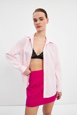Stella Pulvis Pembe Basic Gömlek Pembe