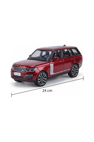 Kumandalı Şarjlı Jeep Cross Country 1:16 Ölçekli 4 Fonksiyonlu Işıklı Oyuncak Araba Kırmızı
