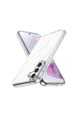 Samsung Galaxy Uyumlu A16 Şeffaf Magsafe Kılıf Mtl Safe