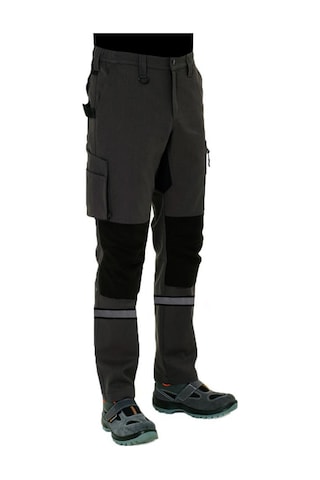 Şensel, Reflektörlü İş Pantolonu, Gri-Siyah -54E6282-İş Elbisesi Gri