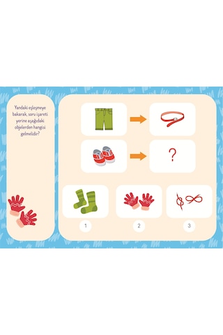 Dikkat Atölyesi Yayınları Okul Öncesi 4-6 Yaş Evde 3'lü Etkinlik Seti