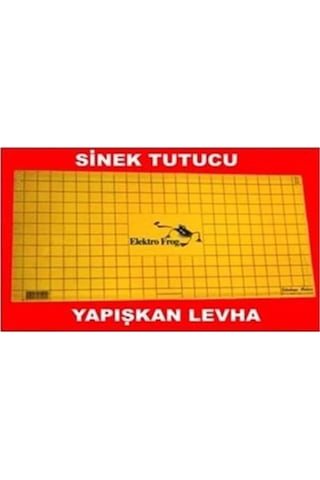 100Adet Sinek Bantı 60X30Cm Yapışkanlı Tutucu Çekici Levha Sarı