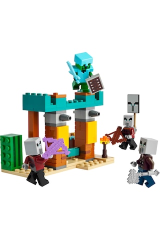 LEGO® Minecraft® Serseri Köylü Çöl Devriyesi 21267 - 7 Yaş ve Üzeri Macera Oyunları Seven Çocuklar için Yaratıcı Oyuncak Yapım Seti (105P)