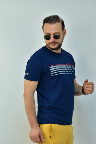 Escetic Erkek Royal Slim Fit T-Shirt-3290