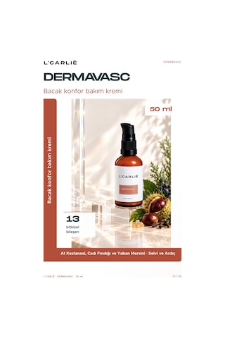 L'carlıe Dermavasc Bacak Ve Vücut Bakım Kremi 50 Ml