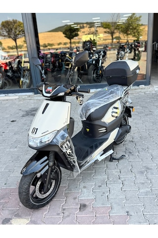 Mobilette Tiger 12000 2024 Elektirikli Motosiklet Krem