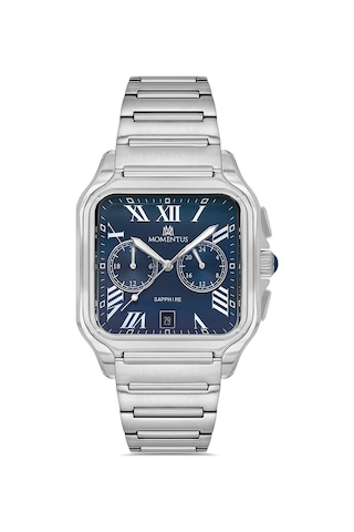 Momentus Men's Time Master Tm348s-11ss Gümüş
