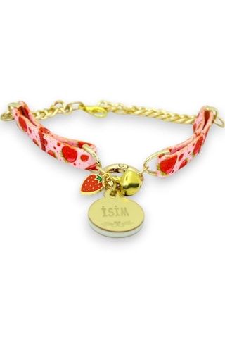 Caramelos İsimli Kedi Kolyesi, Kedi Tasması, Köpek Kolyesi, Kedi Ve Küçük Irk Köpek Kolyesi Clk