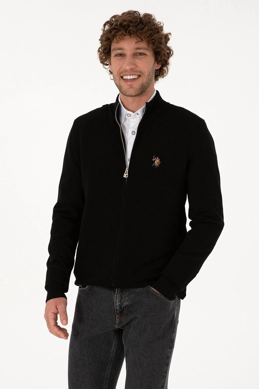 U.s. Polo Assn. Gunner-bsk25 Siyah Erkek Hırka 2227188 Siyah