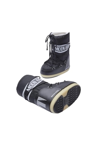 Moon Boot Moon Boot 80d1400440-n001 Moon Boot Nylon Unisex Çocuk Siyah Kar Botu Blk Siyah