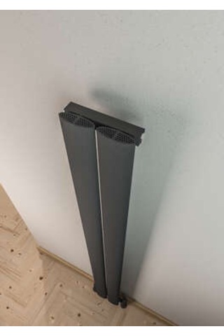 Warma Serez Dikey Alüminyum Radyatör 185x1800 Pütürlü Antrasit 7946