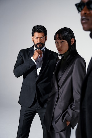 Ac&Co / Altınyıldız Classics Slim Fit Desenli Klasik Smokin Takım Siyah (538463578)