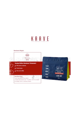 Kaave Roastery Mare Blue Filtre Kahve 4 x 250 G