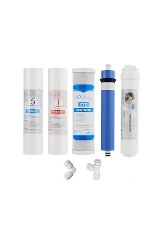 Mil Su Açık Kasa Su Arıtma Cihazı 5'Li Filtresi Membran Seçeneği Set