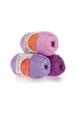 Pehorka Pekhorka "leylak" İnci İplik Seti 3 X 100 G 397040951