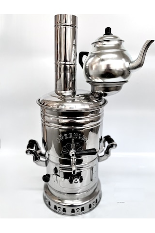 Sözenler 4.5 Lt Demlikli Krom Ayrılabilir Odunlu Semaver