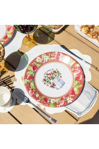 Picnic Kağıt Tabak 26 Cm 12'li Paket Beyaz