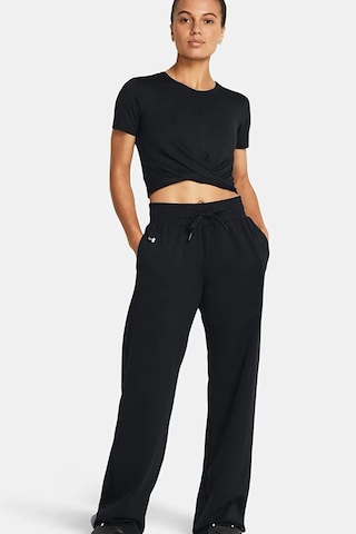 Under Armour Motion Open Hem Kadın Eşofman Altı 1383721-001 Siyah