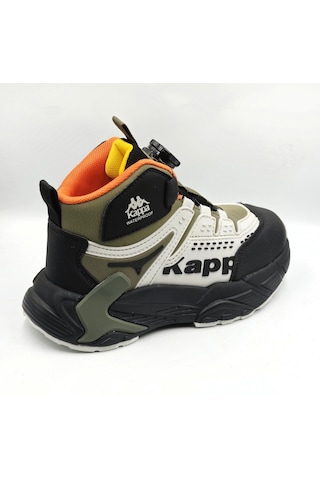 Kappa Kp-4073f Siyah Haki Renk Makara Bağcıklı Outddor Su Geçirmez Erkek Çocuk Spor Bot
