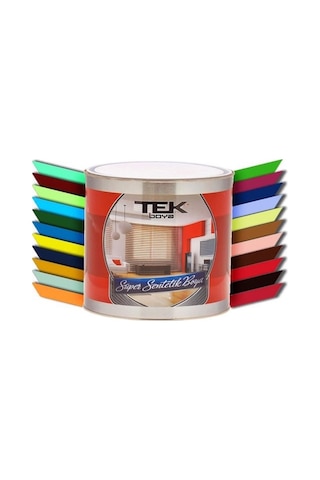 Tek Süper Lüks Sentetik Yağlı Boya Koyu Kahve 0,175 Lt