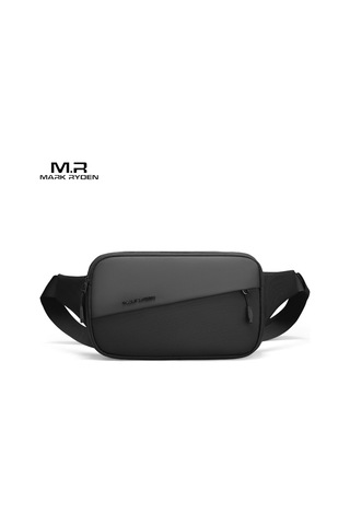 Erkekler İçin Şık Ve Fonksiyonel Omuz Çantası - Günlük Kullanıma Uygun Siyah Tasarım Siyah