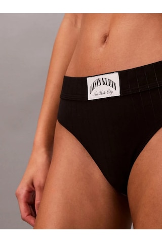 Calvin Klein Kadın Marka Logolu Günlük Kullanıma Uygun Siyah Külot-15916