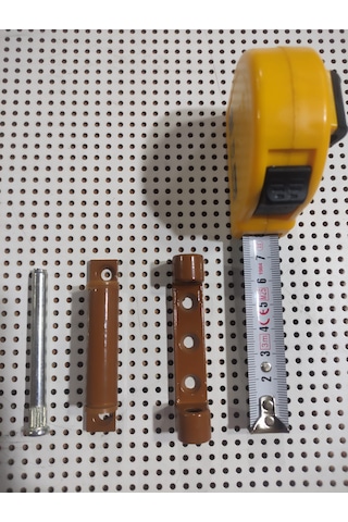 Pvc Pimapen Kapı Pencere Menteşesi 7 Cm Metal 70 Mm Kahverengi 1 Adet