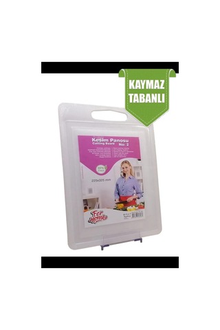 Jenerik Kesme Tahtası Plastik Büyük Kesme Sunum Tahtası Kesim Panosu 225x325 Mm Royaleks-fr-108 Çok Renkli