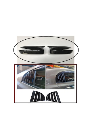 Honda Civic Fd6 Yarasa Batman Ayna Ve Kelebek Cam Rüzgarlığı 2Li