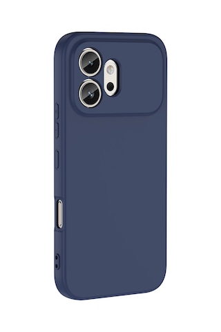 Honor 600 İle Kılıf Içi Kadife Lansman Tasarım Telefon Kılıfı Kapak Lacivert