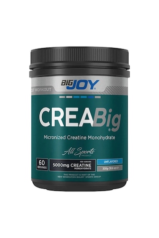 Bigjoy Sports CreaBig Micronized Creatine Powder 300 G Aromasız