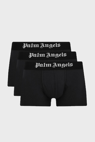 Palm Angels Logolu Pamuklu 3 Pack Boxer Erkek Boxer Pla1umbtr01tr Siyah