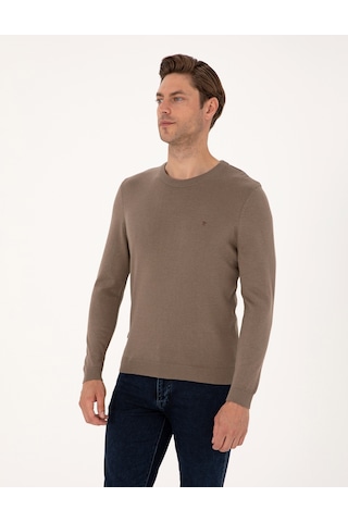 Pierre Cardin Erkek Vizon Kazak /triko 50314192-vr174 Vizon